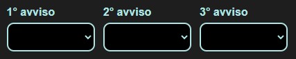 Tre avvisi