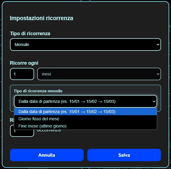 Ricorrenze intelligenti